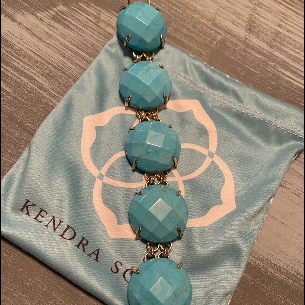 NWOT Kendra Scott turquoise Cassie
